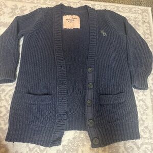 Abercrombie & Fitch Dark Blue Knit Sweater